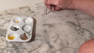 Painting marble
