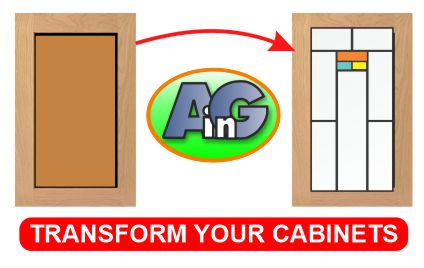transform your cabinets with glass inserts