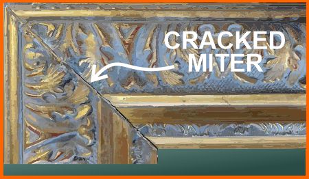Cracked miter joint