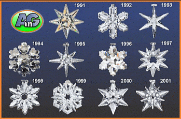 Swarovski Annual ornaments1991 - 2023